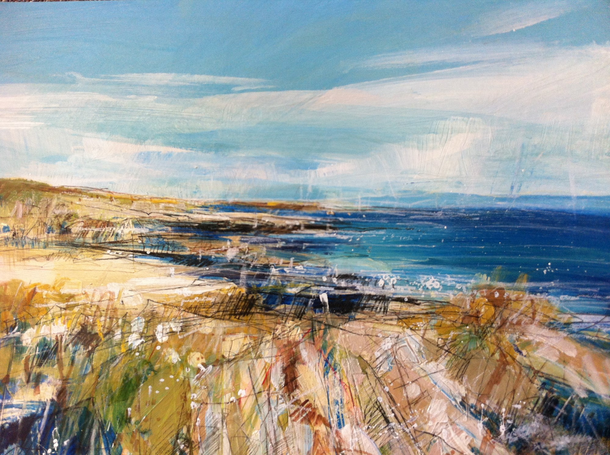 'Rocks and Sands, Iona' by artist Sarah Carrington